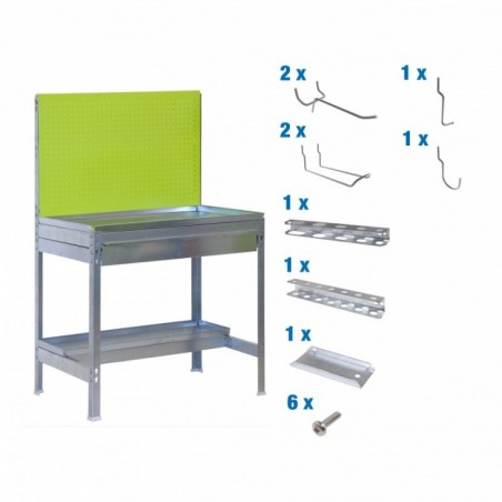 PACK S.GARDEN BT2 BOX 900x600 VERDE/GALV+ 9ACCS