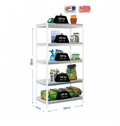 SIMONGARDEN BRICOFORTE 1006-5 BLANCO/GALVA