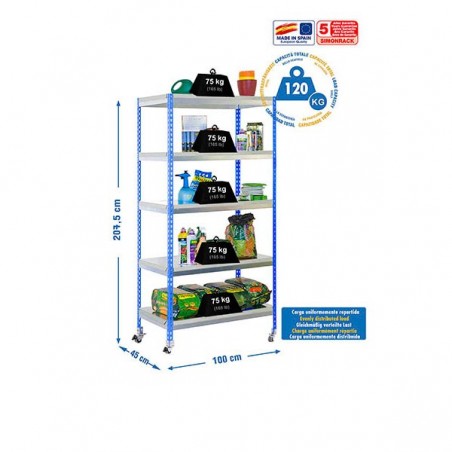 SIMONGARDEN BRICOFORTE MOB. 1004-5 AZUL/GALVA