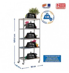 SIMONGARDEN CLICK MOB. 5/400 GRIS/GALVA