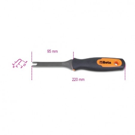 1479U/13 Extractor de grapas, de acero inoxidable