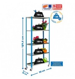 SIMONGARDEN COMFORT MOB. 5/300 AZUL/GALVA
