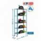 SIMONGARDEN COMFORT MOB. 5/300 AZUL/GALVA