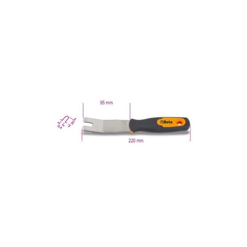 1479U/32 Extractor de grapas, de acero inoxidable