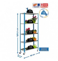 SIMONGARDEN COMFORT MOB. 5/400 AZUL/GALVA