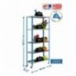 SIMONGARDEN COMFORT MOB. 5/400 AZUL/GALVA