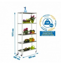 SIMONGARDEN COMFORT MOB. 5/400 BLANCO/GALVA