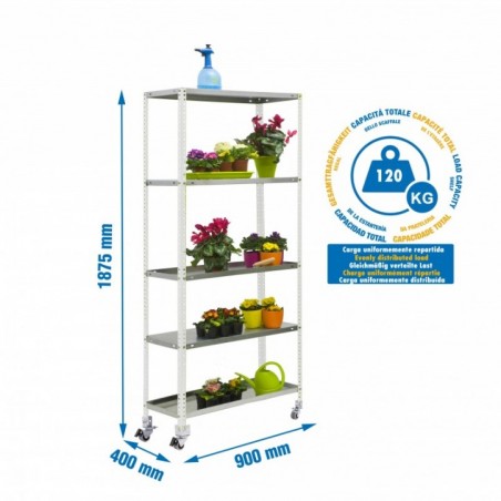 SIMONGARDEN COMFORT MOB. 5/400 BLANCO/GALVA