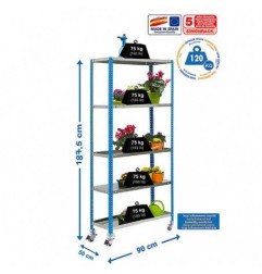 SIMONGARDEN COMFORT MOB. 5/500 AZUL/GALVA