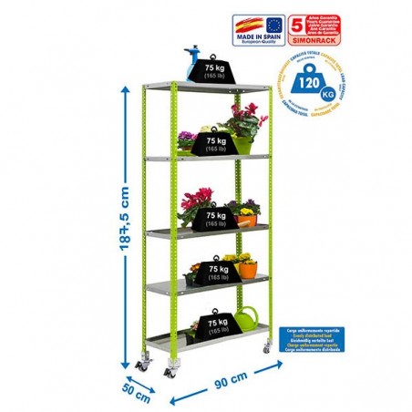 SIMONGARDEN COMFORT MOB. 5/500 VERDE/GALVA