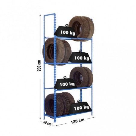 AUTOCLICK LLANTAS MEGAPLUS 4/300 AZUL