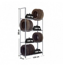 AUTOCLICK LLANTAS MEGAPLUS 4/300 GRIS