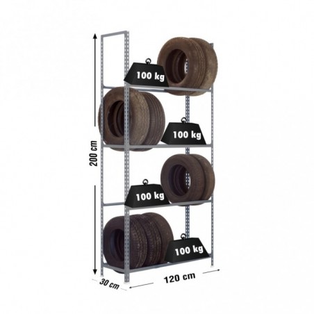 AUTOCLICK LLANTAS MEGAPLUS 4/300 GRIS