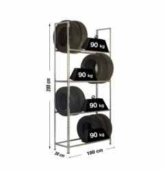 AUTOCLICK LLANTAS PLUS 4/300 GALVANIZADO