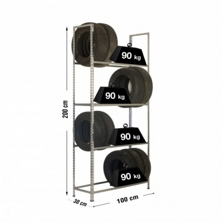 AUTOCLICK LLANTAS PLUS 4/300 GALVANIZADO