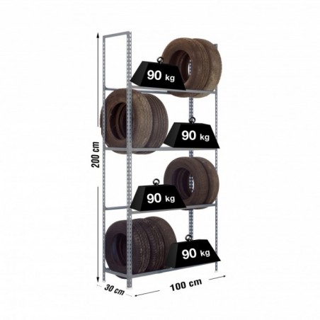 AUTOCLICK LLANTAS PLUS 4/300 GRIS