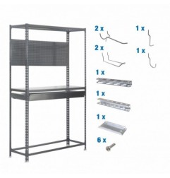 PACK SIMONRACING BOX MEGAPL 3/400 GRIS+ 9ACCS