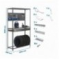 PACK SIMONRACING BOX PLUS 3/400 GRIS+ 9ACCS