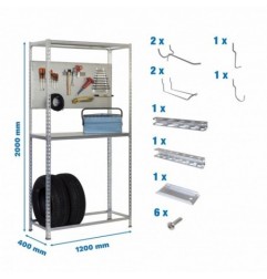 PACK SIMONRACING MEGAPLUS 3/400 GALVA+ 9ACCS