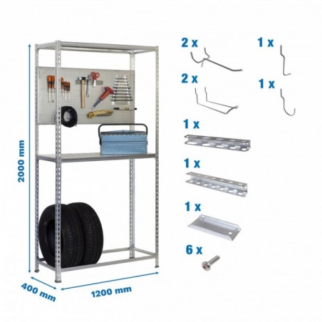 PACK SIMONRACING MEGAPLUS 3/400 GALVA+ 9ACCS