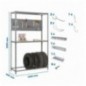 PACK SIMONRACING MEGAPLUS 3/400 GRIS+ 9ACCS
