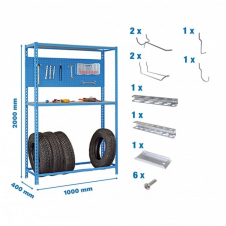 PACK SIMONRACING PLUS 3/400 AZ/GALVA+ 9ACCS