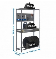 SIMONRACING BOX PLUS 3/400 GRIS
