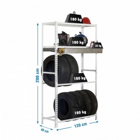 SIMONGARAGE BOX MEGAPLUS 4/400 BLANCO