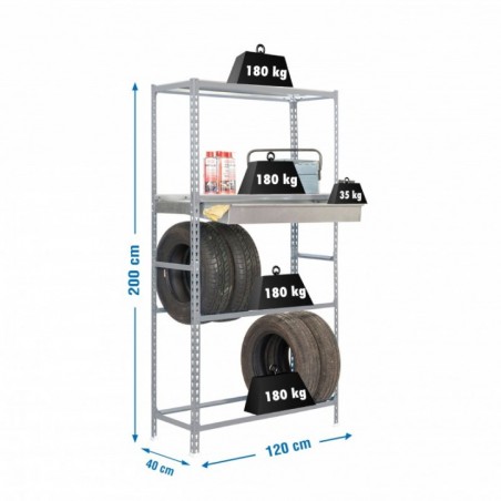 SIMONGARAGE BOX MEGAPLUS 4/400 GRIS