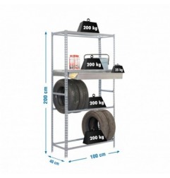 SIMONGARAGE BOX PLUS 4/400 GRIS