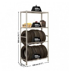 SIMONGARAGE MEGAPLUS 4/400 GRIS