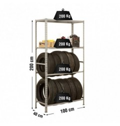 SIMONGARAGE PLUS 4/400 GRIS
