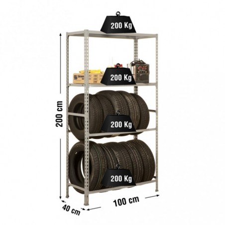 SIMONGARAGE PLUS 4/400 GRIS