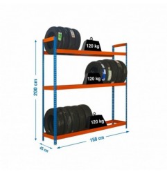 AUTOFORTE 1504-3 AZUL/NARANJA