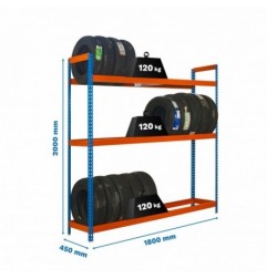 AUTOFORTE 1804-3 AZUL/NARANJA
