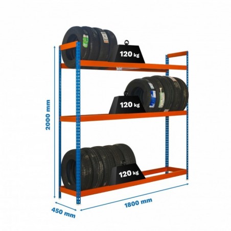 AUTOFORTE 1804-3 AZUL/NARANJA