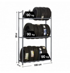 AUTOCLICK RUEDAS PLUS 3/400 GRIS