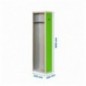 SIMONLOCKER PROF.DISM.SINGLE 1/1 400 ADDI GR/VE