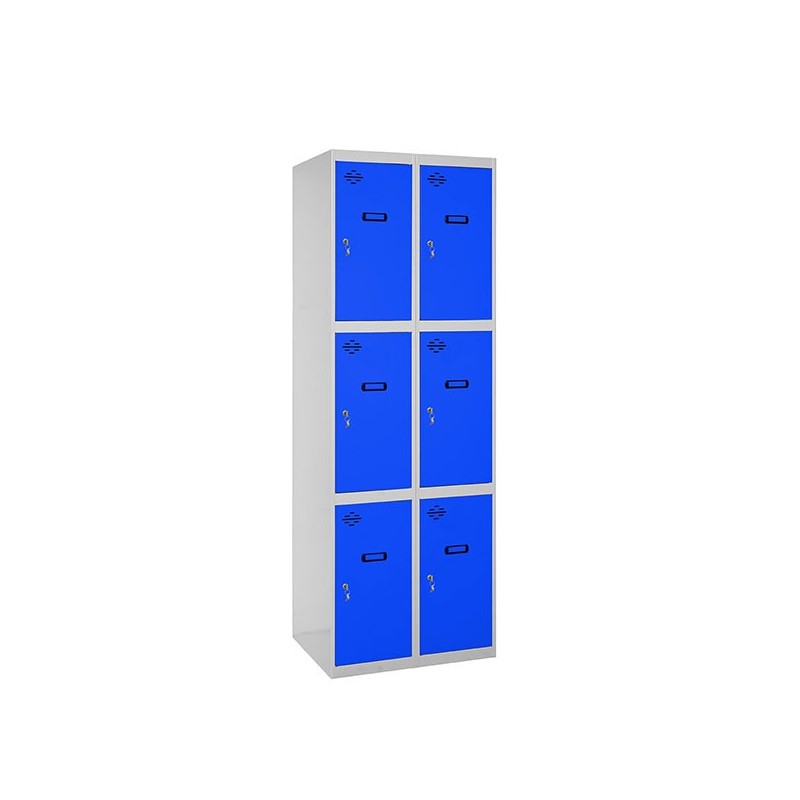 SIMONLOCKER DESM. 3 PUERTAS 2/6 300 (600) GR/AZ