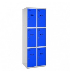SIMONLOCKER DESM. 3 PUERTAS 2/6 400 (800) GR/AZ