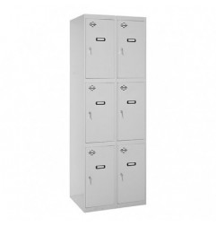 SIMONLOCKER DESM. 3 PUERTAS 2/6 400 (800) GRIS