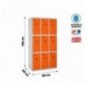 SIMONLOCKER DESM. 3 PUERTAS 3/9 300 (900) GR/NA
