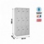 SIMONLOCKER DESM. 3 PUERTAS 3/9 300 (900) GRIS