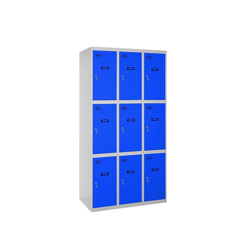 SIMONLOCKER DESM. 3 PUERTAS 3/9 400 (1200) GR/AZ
