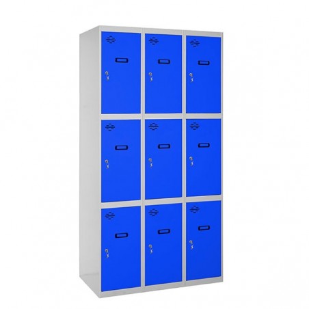 SIMONLOCKER DESM. 3 PUERTAS 3/9 400 (1200) GR/AZ