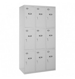 SIMONLOCKER DESM. 3 PUERTAS 3/9 400 (1200) GRIS