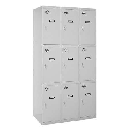 SIMONLOCKER DESM. 3 PUERTAS 3/9 400 (1200) GRIS