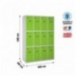 SIMONLOCKER DESM. 3 PUERTAS 4/12 400 (1600) GR/VE