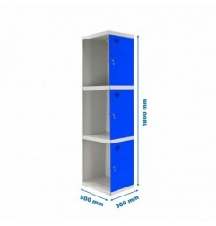 SIMONLOCKER PROF.DISM.3 PUERTA 1/3 300 ADI GR/AZ