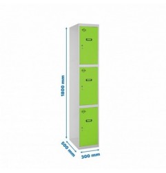 SIMONLOCKER PROF.DISM.3 PUERTA 1/3 300 IN GR/VE